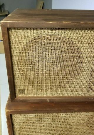 Early Vintage Acoustic Research AR - 2a Speakers Restore Project Barn Find AS - IS 2