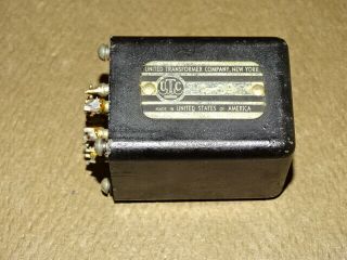 Utc Model A - 19 Audio Transformer For Tube Amplifier,  Good