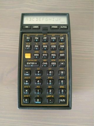 Vintage Hp41cv Hewlett Packard Calculator 41cv W With Math/stat Module And Case
