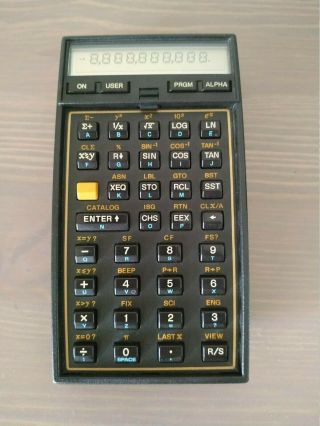 Vintage HP41CV Hewlett Packard Calculator 41CV w with MATH/STAT module and Case 2