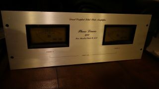 Phase Linear 400 Power Amplifier Face Plate With Vu Meters