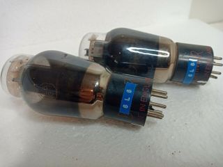 Brimar 6l6g Valves Pair Matched Pair For Tube Amplifier Preamp