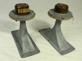 Vintage Jensen Rp - 103s Horn Speakers 16 Ohms