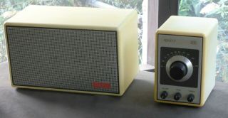 Classic Advent Model 400 Mono Fm Radio With Separate Acoustic Suspension Speaker