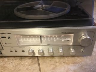 Soundesign Am - Fm Stereo Receiver Cassette Recorder And Turntable Player 6616