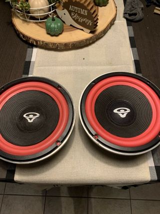 Pair Cerwin Vega At - 8 Atw8 Atw - 8 Speaker 8 " Woofers - Professionally Refoamed