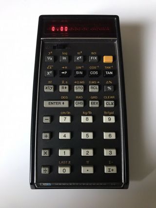 Vintage Hp 45 Scientific Calculator Great Shape Timer 5
