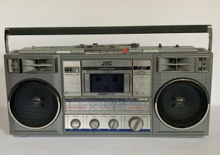 Vtg Jvc Rc - 770 Jw Stereo Radio Cassette Recorder Boom Box Blaster Untestesb