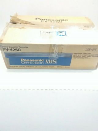Panasonic Omnivision Pv - 4260 Video Cassette Recorder Vhs Player