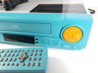Admiral 4 - Head VHS HQ VCR Video Cassette Recorder JSJ 20458 - Blue 3