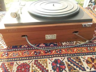Vtg Pioneer PL - 41 Turntable.  Great.  Shure M91ED.  Dustcover Trashed. 2