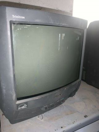 Sony Trinitron Color Tv Model No.  Kv - 13m42