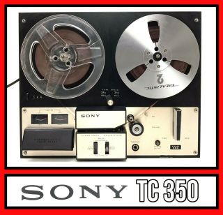 Sony Tc - 350 Stereo Reel To Reel Tape Recorder Player