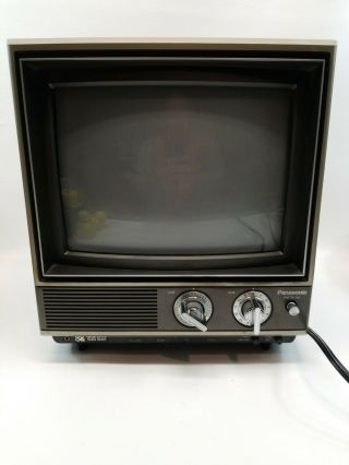 Panasonic Color Quintrixii Solid State Tv Model Ct - 1110b Tv June 1982