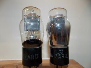 Wizard Engraved Base Type 45 Vacuum Tubes And Guaranteed