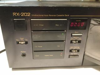 Nakamichi Rx - 202 Cassette Deck Powers On Made In Japan