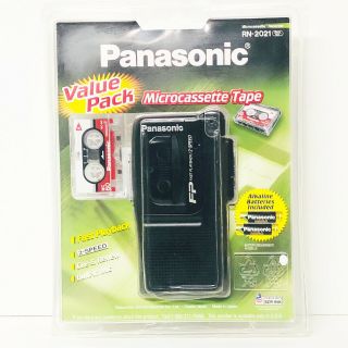 Panasonic Rn - 2021 Microcassette Dictation & Voice Recorder Built - In Mic.