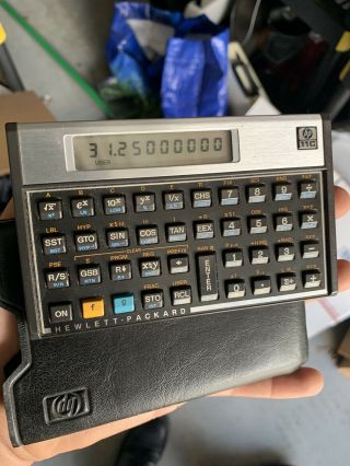 Hewlett Packard Hp 11c Calculator - - - With Case