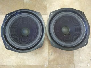 Nla/new Large Advent 10 " Woofer Pair / Re - Foamed & / Sound Great