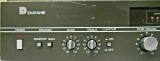 Dukane 1A2001 Commercial Mono Receiver PA AM FM Tuner 40W Amplifer 8 - 16 Ohm 2