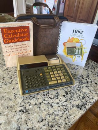 Hewlett - Packard Hp - 97 Calculator,  Case And Manuals