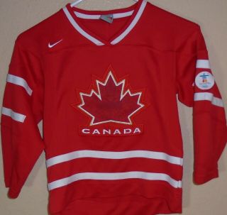 2010 Vancouver Olympics Team Canada Nike Hockey Jersey Size Youth 6