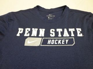 Nike Dri Fit Penn State Hockey T - Shirt Nittany Lions Medium Athletic Cut
