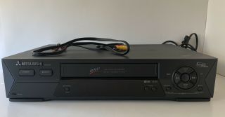 Mitsubishi Hs - U775 Vcr 4 Head Hi - Fi S - Vhs Player Recorder S - Video Output