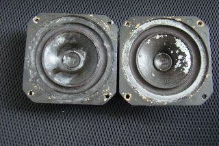 Bozak B - 450c Midrange Aluminum Rubber Surround 8 Ohm Speakers Pair