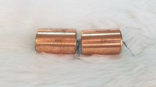 Audio Note Copper foil Mylar in Oil 0.  33uf machpair 2
