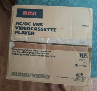 Rca Ac/dc Video Cassette Player Model 50 16 - 3200 Nib