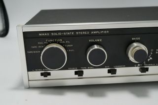 Nikko Model TRM - 40 LA ’60s Stereo Amplifier |, 2