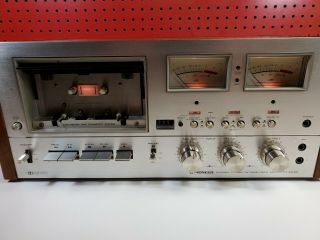 Pioneer Ct - F9191 Stereo Cassette Tape Deck - Partially Functions