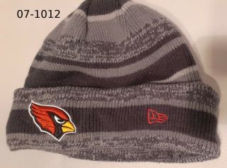 Gray Arizona Cardinals Nfl Era Beanie Snow Hat Winter Acrylic Polyester