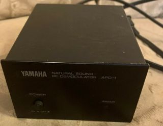 Yamaha Apd - 1 Natural Sound Rf Demodulator 120 V 8 Watts 60hz Made In Japan