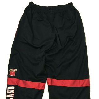 Vintage Nike Elite Maryland Terrapins Basketball Pants Black Mens Size Medium J2