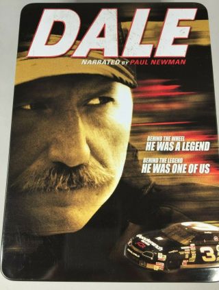 Dale Earnhardt The Legend 6 Dvd Collectible Set In Tin Narrated By Paul Newman