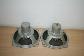 2 X 8 " Telefunken Full Range Speaker From Germany - Pictures