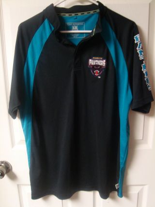 Vintage Penrith Panthers Nrl Football League Coaches Shirt Size Adult Med Sewn