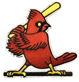 Vintage St.  Louis Cardinals Baseball Patch — Mlb True Embroidered 6 " X 6 " 1980’s