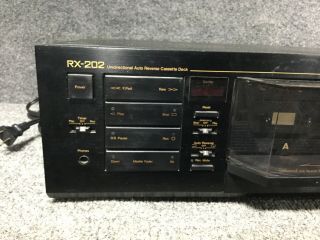 Nakamichi RX - 202 Cassette Deck,  AS - IS 2
