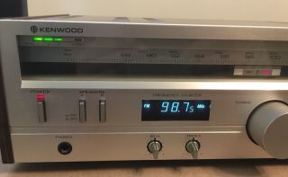 Kenwood Kr - 720 Stereo Receiver Tuner Amplifier 40 Watts Japan Made Vintage