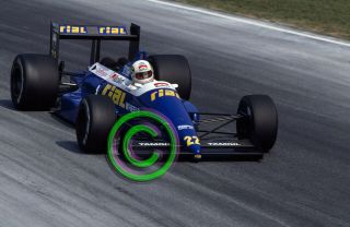 Racing 35mm Slide F1 Andrea De Cesaris - Rial 1988 Italy Formula 1