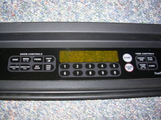Control Panel GE Profile JKP18BD1BB Oven WB36T10405 Black 3