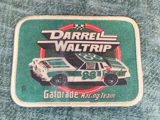 Vintage Nascar Racing Hat Iron Patch Gatorade Darrell Waltrip Retro Throwback