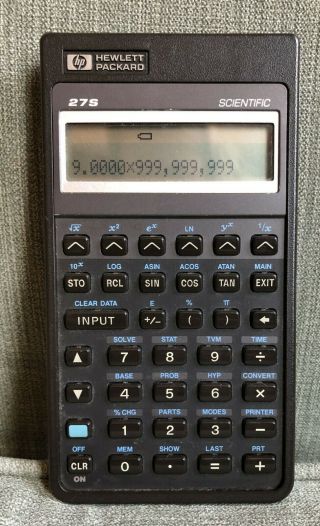 Hp 27s Hewlett Packard Scientific Calculator