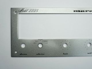 Marantz 2225 Receiver Front Panel Faceplate (Face Plate) SM 2