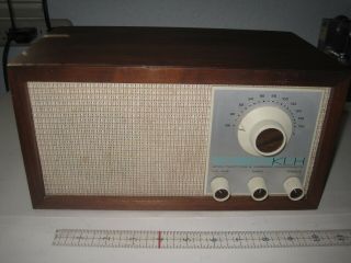Vintage Klh Model Twenty One 21 Table Top Radio Modern