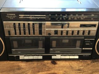 Vintage Fisher Boombox Stereo High Fidelity System AC/DC PH - 463,  A Rare Find 2