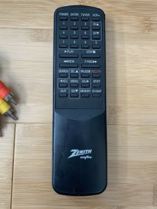 Zenith VRB421 VCR With Remote Stereo Video Recorder 4 Head Hi - Fi VHS Player 2